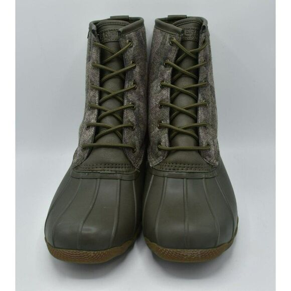 Sperry Mens Size 11.5 Water Resistant Saltwater Camo Duck Boots NO ORIG BOX - Picture 5 of 8